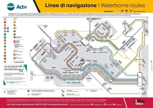 Venice bus station map